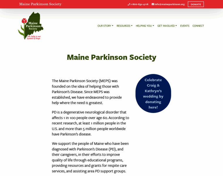 Maineparkinsonsociety.org thumbnail
