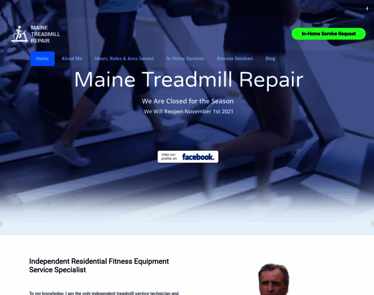 Mainetreadmillrepair.com thumbnail