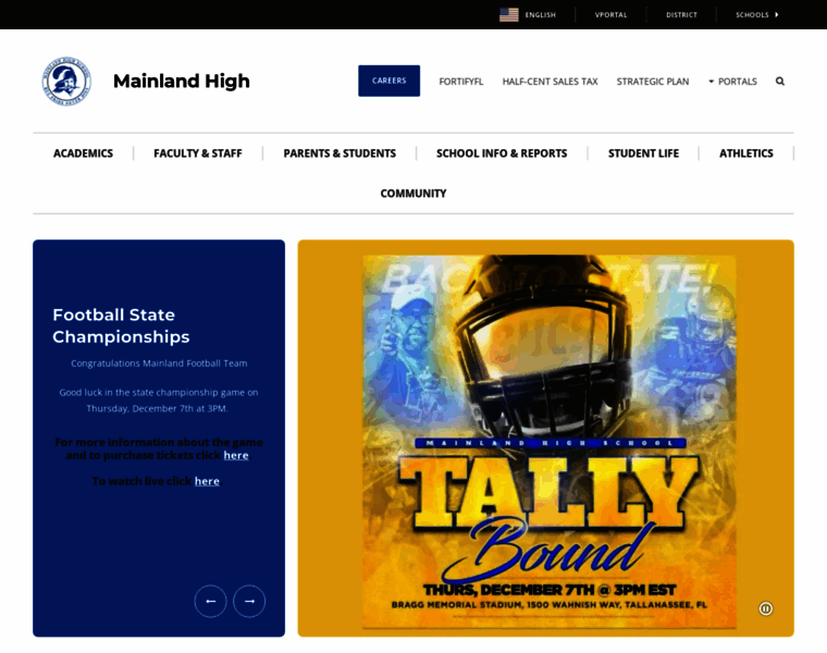 Mainlandhighschool.org thumbnail