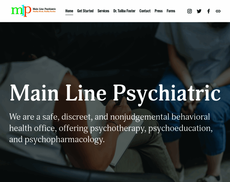 Mainlinepsychiatric.com thumbnail