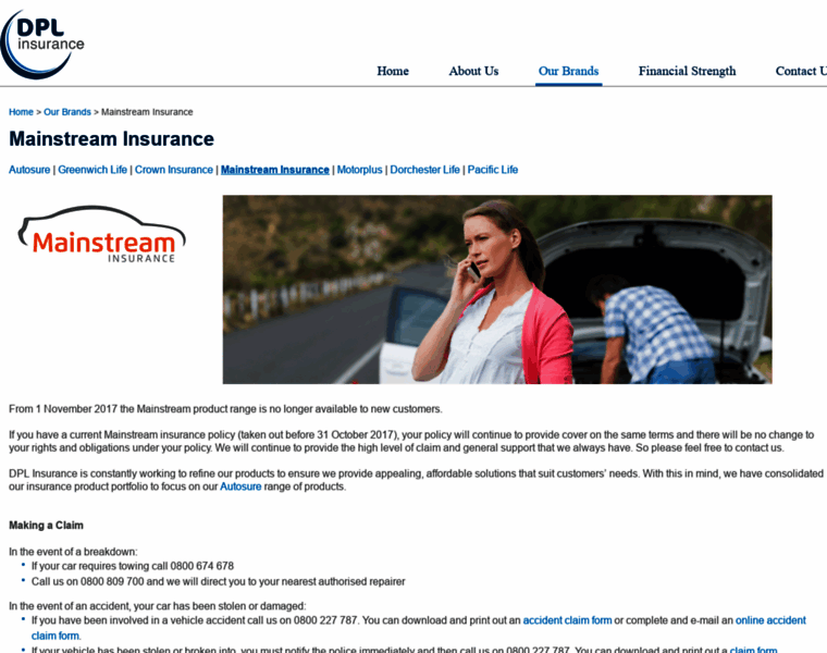 Mainstreaminsurance.co.nz thumbnail