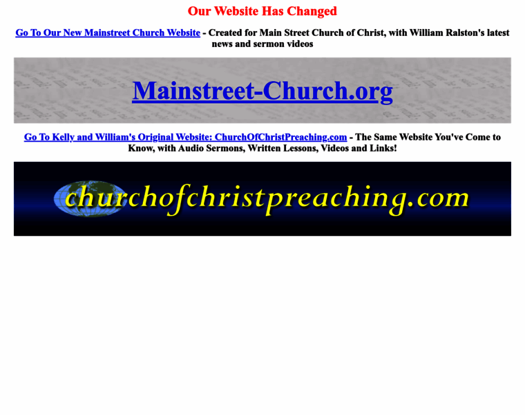 Mainstreet-churchofchrist.com thumbnail