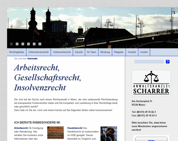 Mainzer-rechtsanwaltskanzlei.de thumbnail