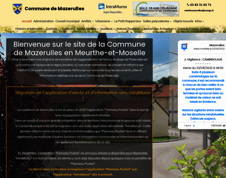 Mairie-mazerulles.fr thumbnail