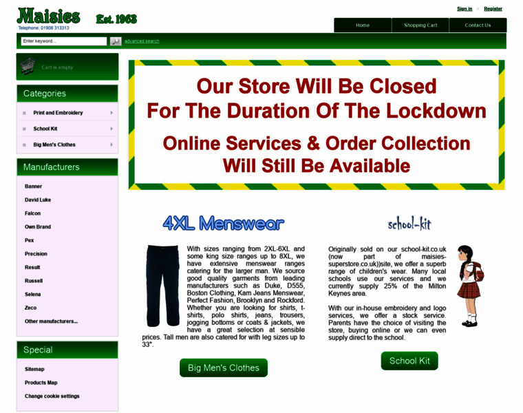 Maisies-superstore.co.uk thumbnail