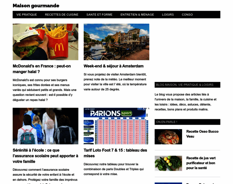 Maison-gourmande.com thumbnail
