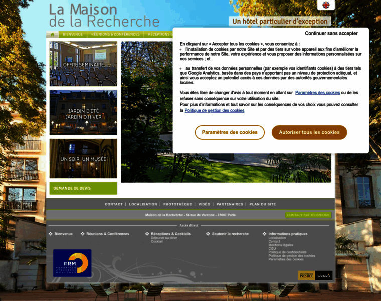 Maisonrecherche-reception.fr thumbnail