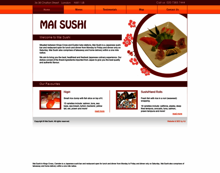 Maisushi.co.uk thumbnail