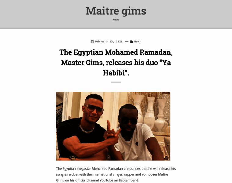 Maitre-gims.fr thumbnail
