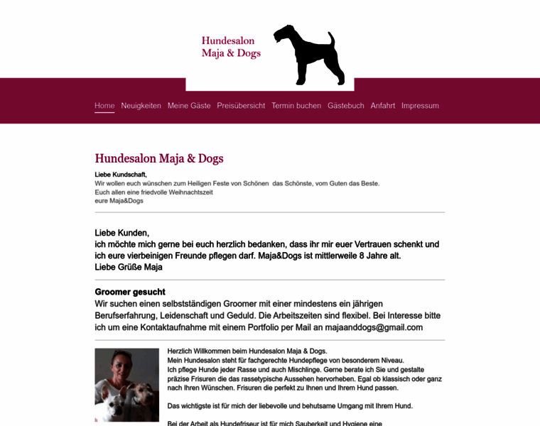 Majaanddogs.de thumbnail