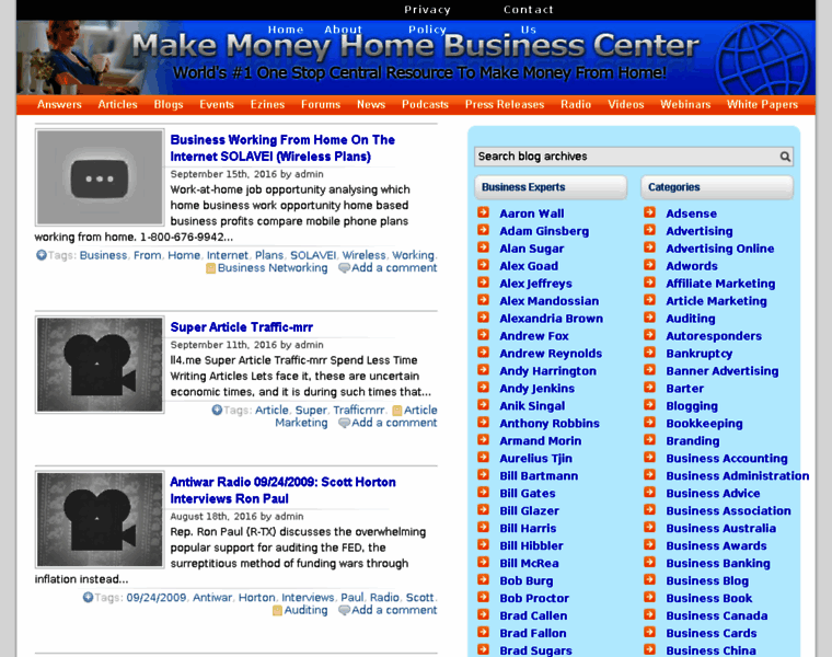 Makemoneyhomebusinesscenter.com thumbnail