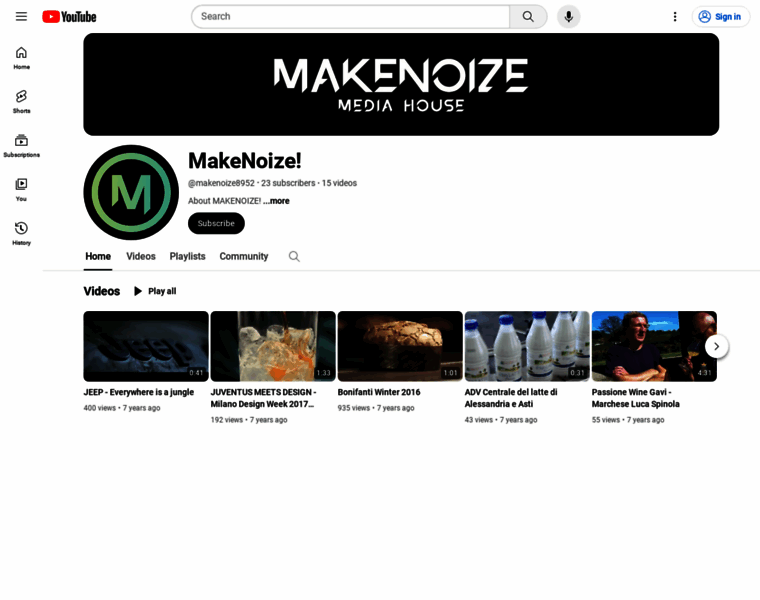 Makenoize.it thumbnail