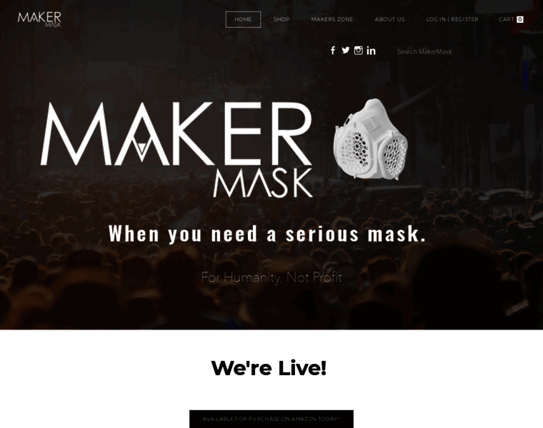 Makermask.com thumbnail