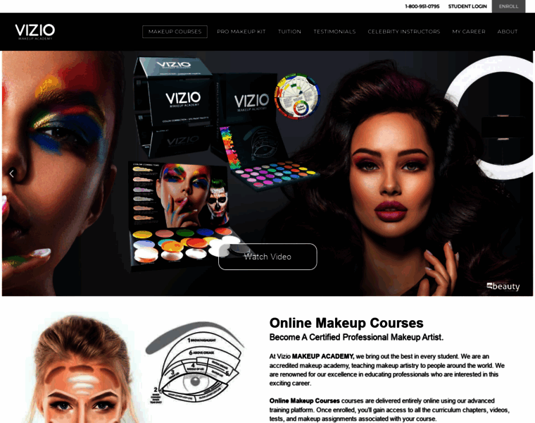 Makeuponlineschool.com thumbnail