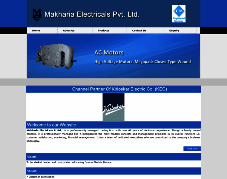Makhariaelectricals.org thumbnail