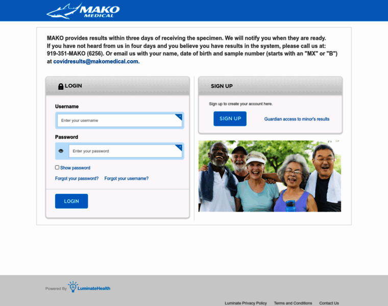 Mako.luminatehealth.com thumbnail