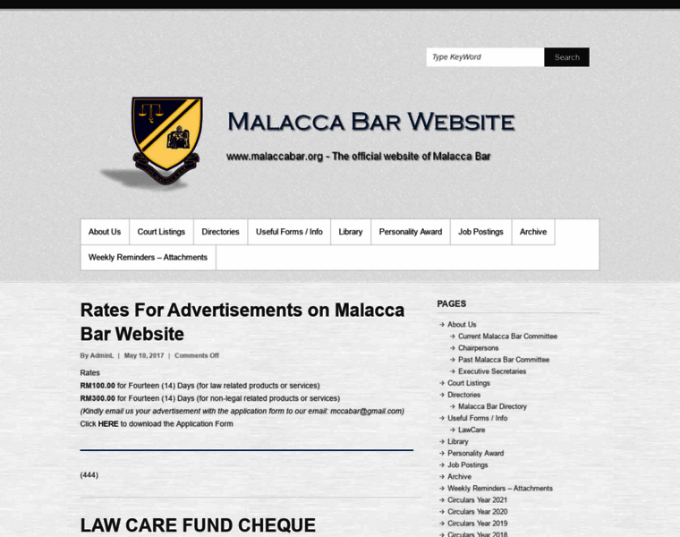 Malaccabar.org thumbnail