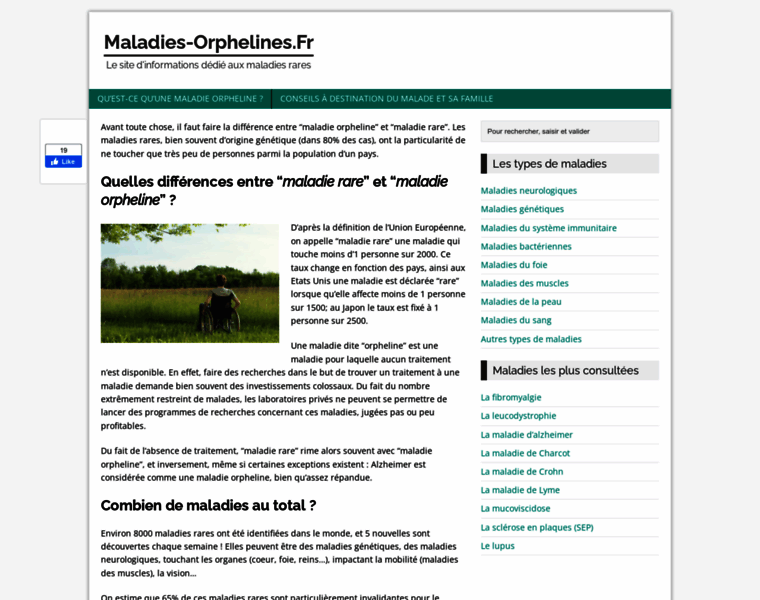 Maladies-orphelines.fr thumbnail