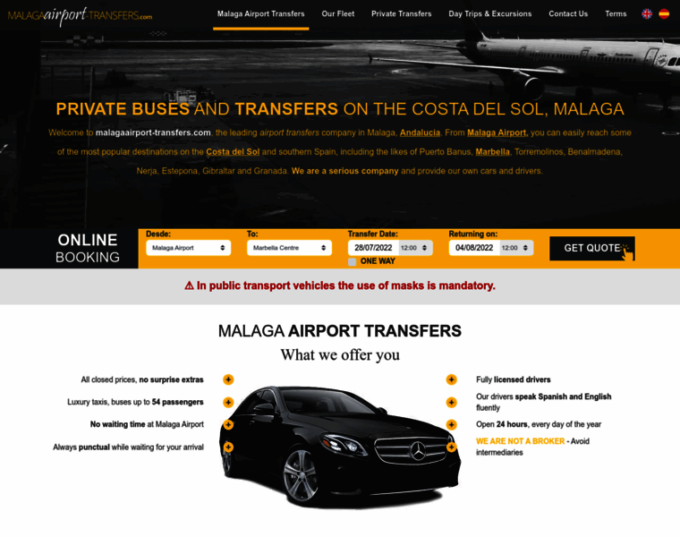 Malagaairport-transfers.com thumbnail