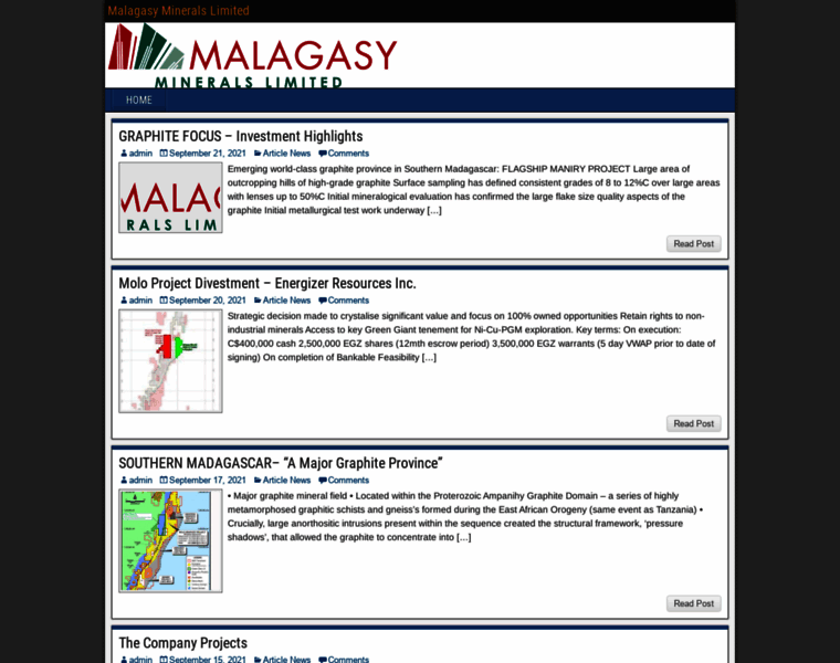 Malagasyminerals.com thumbnail
