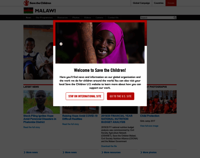 Malawi.savethechildren.net thumbnail
