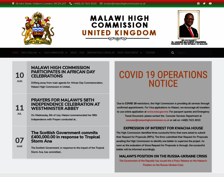 Malawihighcommission.co.uk thumbnail