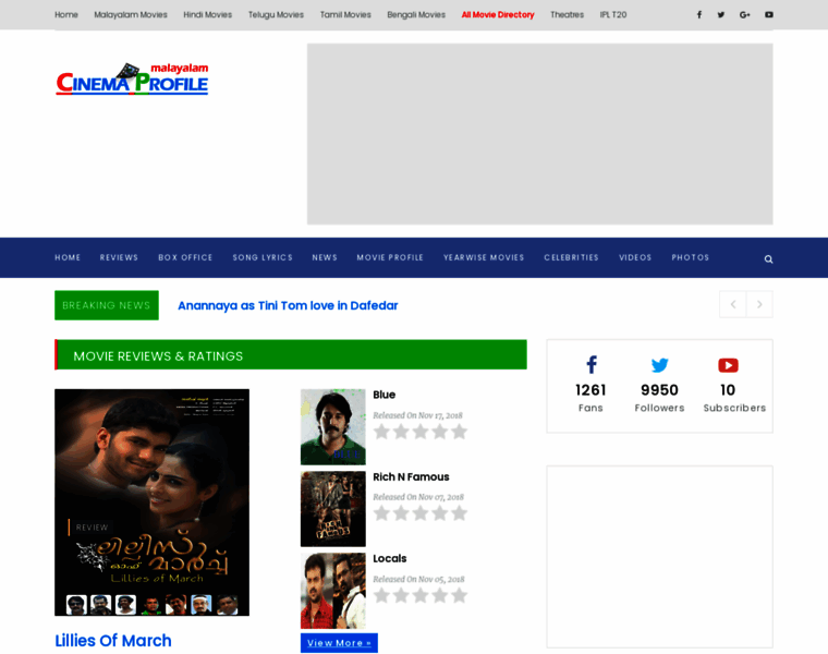 Malayalam.cinemaprofile.com thumbnail