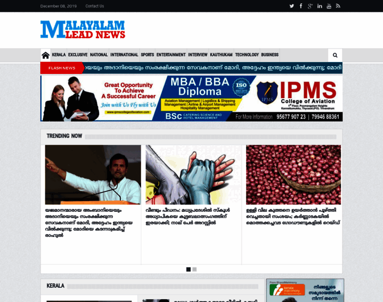 Malayalamleadnews.com thumbnail