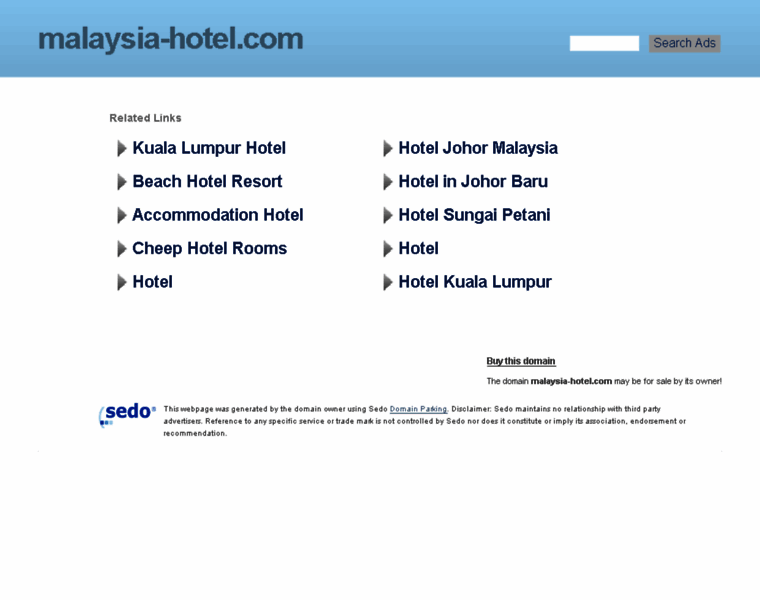 Malaysia-hotel.com thumbnail