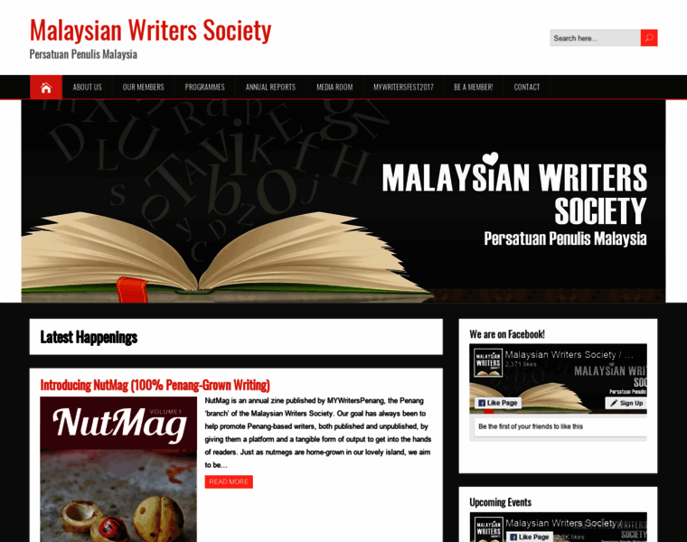 Malaysianwriterssociety.org thumbnail