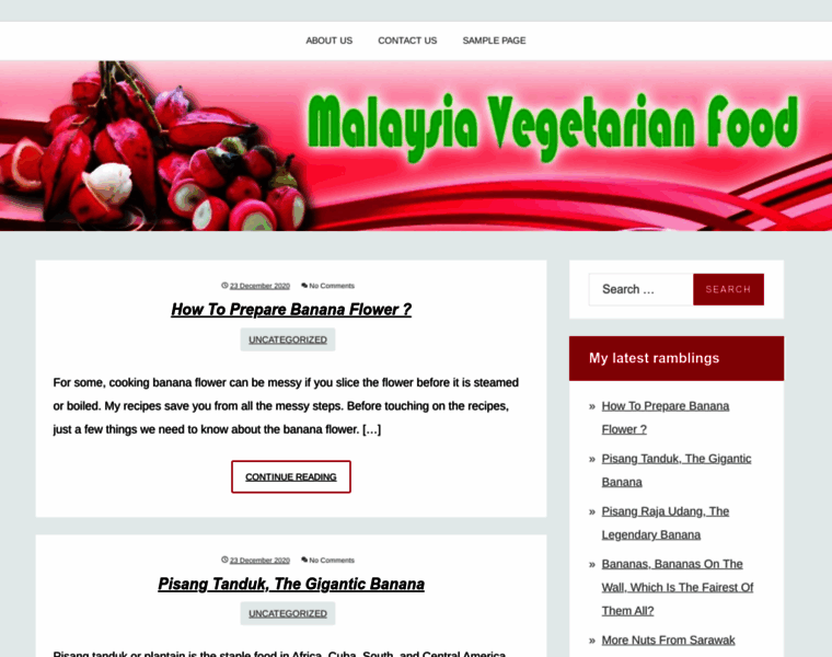 Malaysiavegetarianfood.com thumbnail