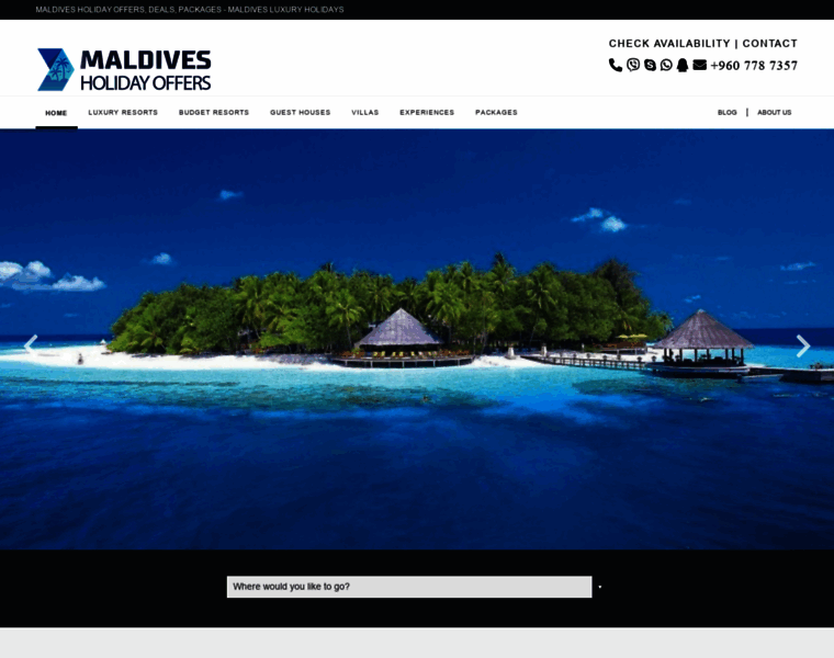 Maldivesholidayoffers.com thumbnail