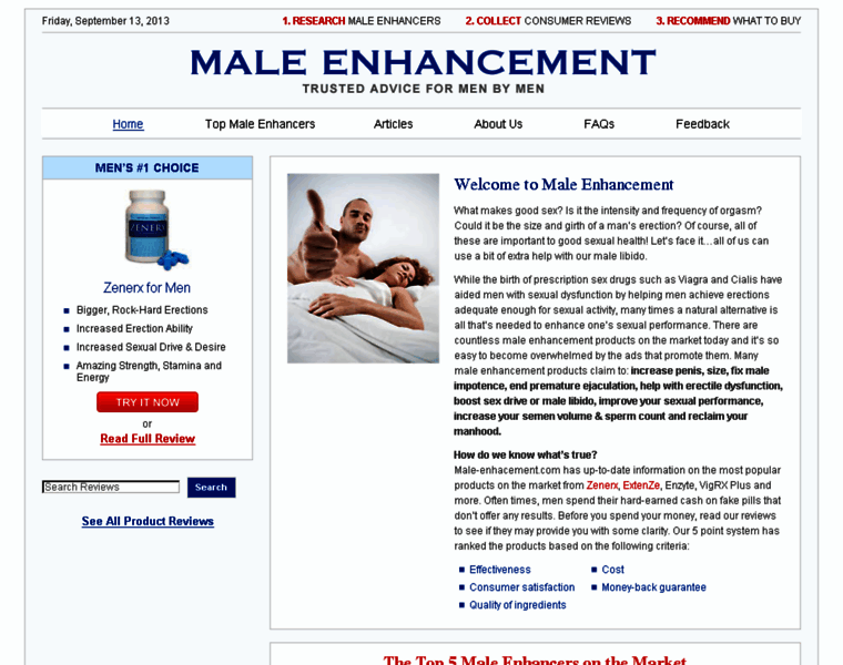 Male-enhancement.com thumbnail