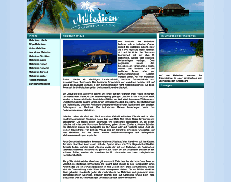 Maledivenurlaub.org thumbnail