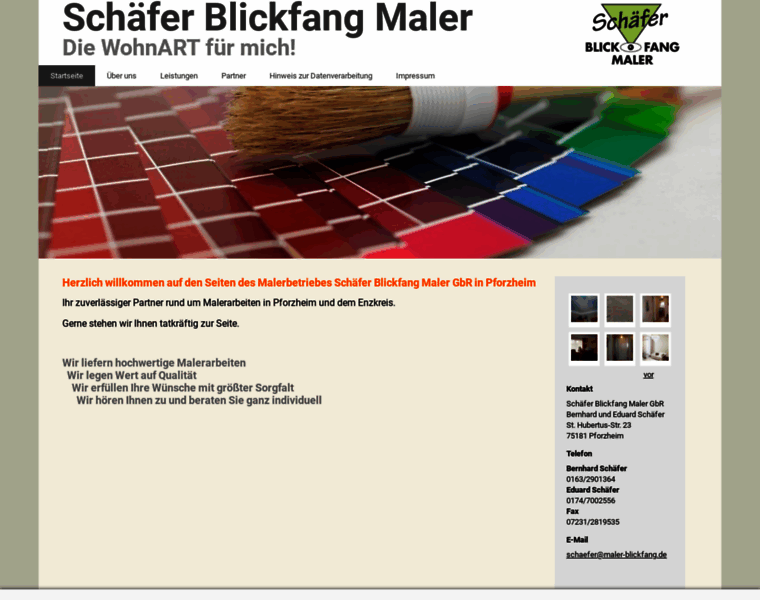 Maler-blickfang.de thumbnail