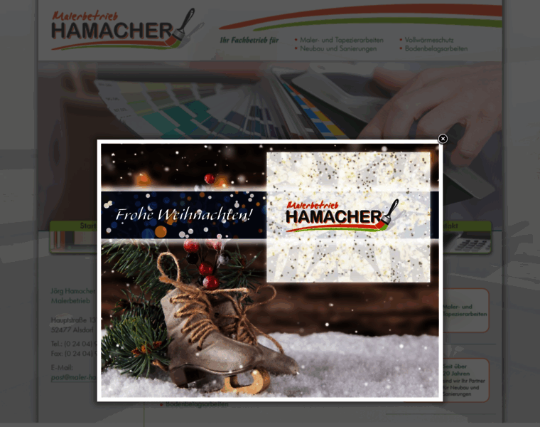 Maler-hamacher.de thumbnail
