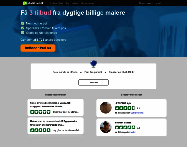 Malertilbud.dk thumbnail