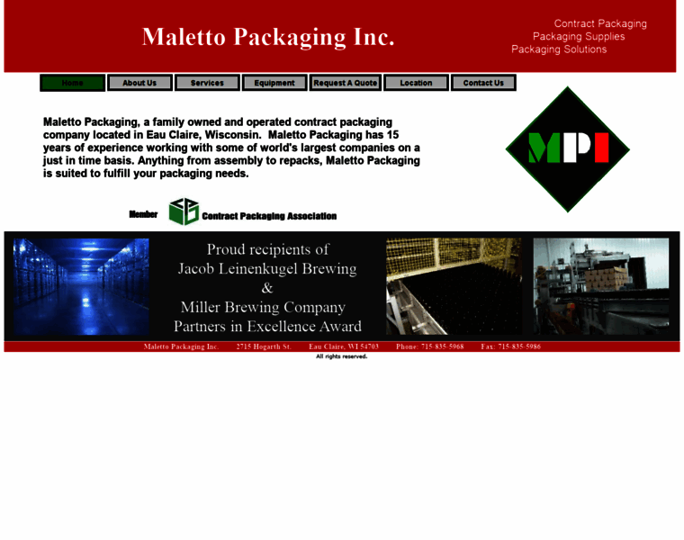Maletto-packaging.com thumbnail