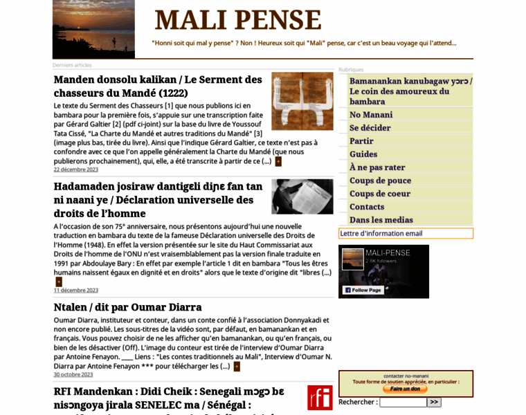 Mali-pense.net thumbnail