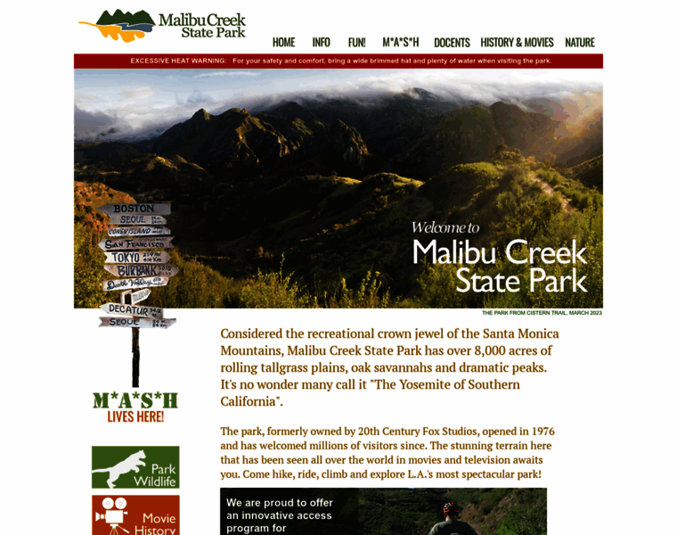 Malibucreekstatepark.org thumbnail