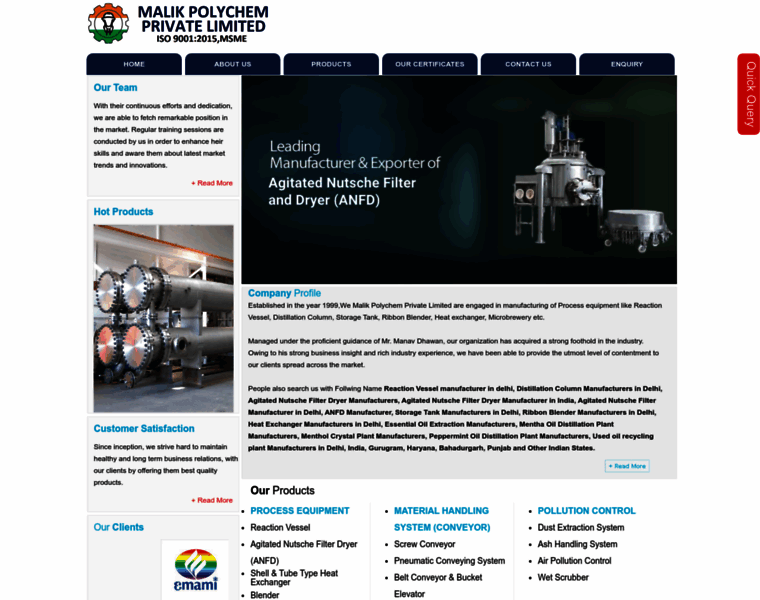 Malikpolychem.in thumbnail