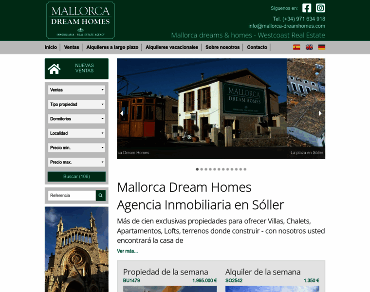 Mallorcadreamhomes.com thumbnail