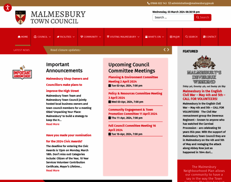 Malmesbury.gov.uk thumbnail