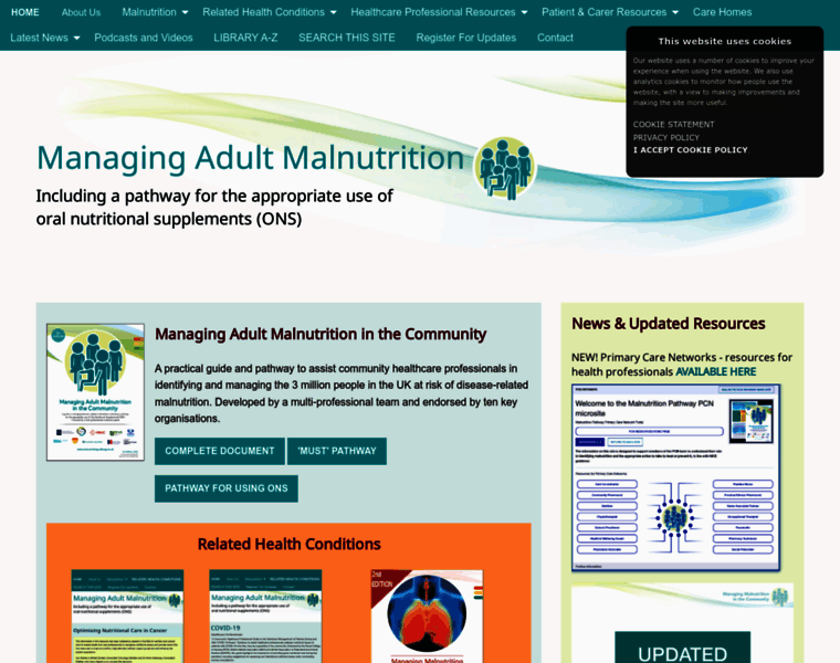 Malnutritionpathway.co.uk thumbnail