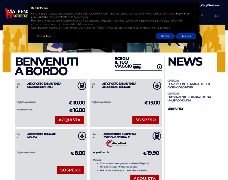 Malpensashuttle.it thumbnail Malpensashuttle.it thumbnail