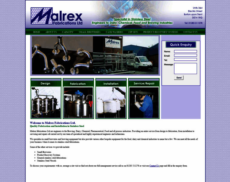 Malrexfabrication.co.uk thumbnail