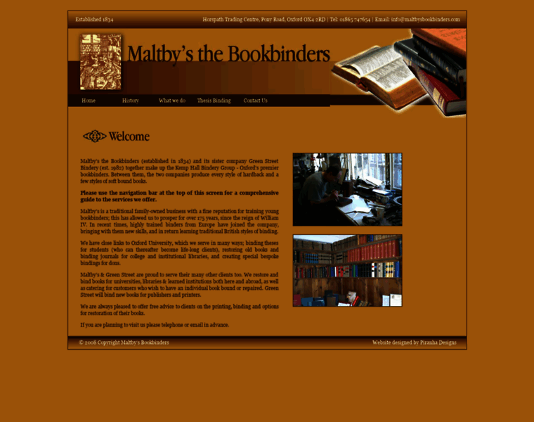 Maltbysbookbinders.com thumbnail