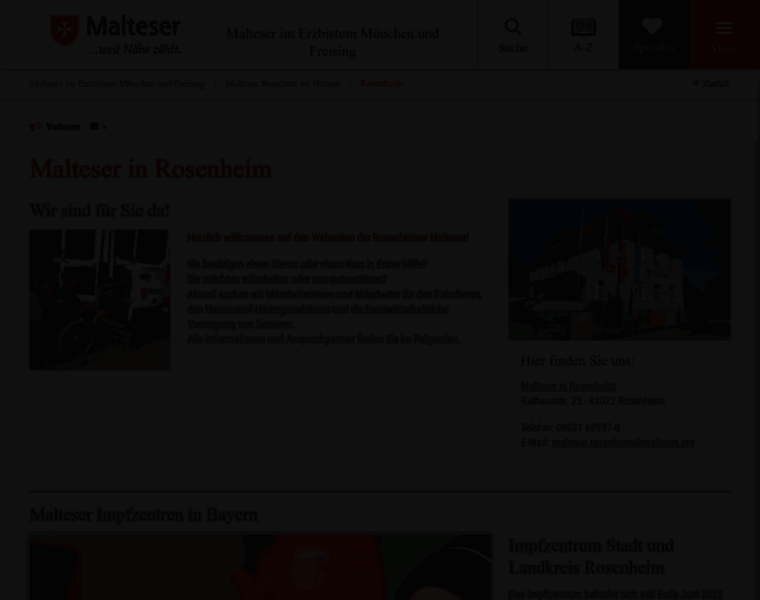 Malteser-rosenheim.de thumbnail