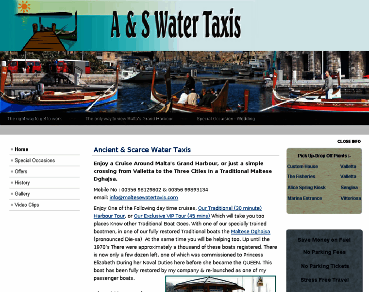 Maltesewatertaxis.com thumbnail