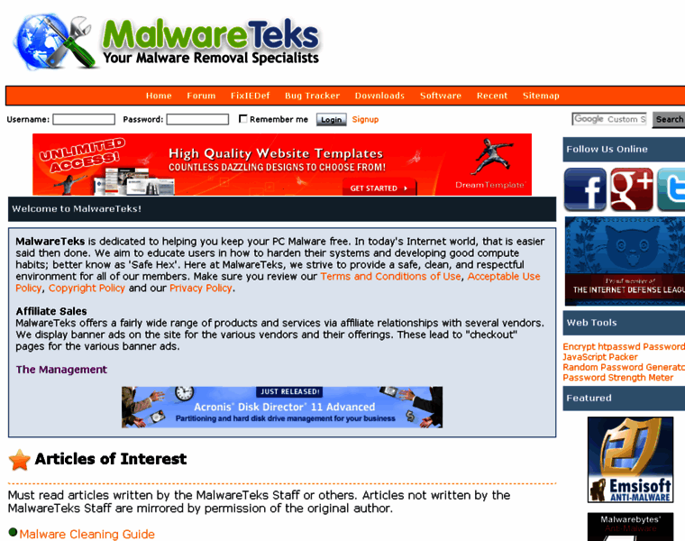 Malwareteks.com thumbnail